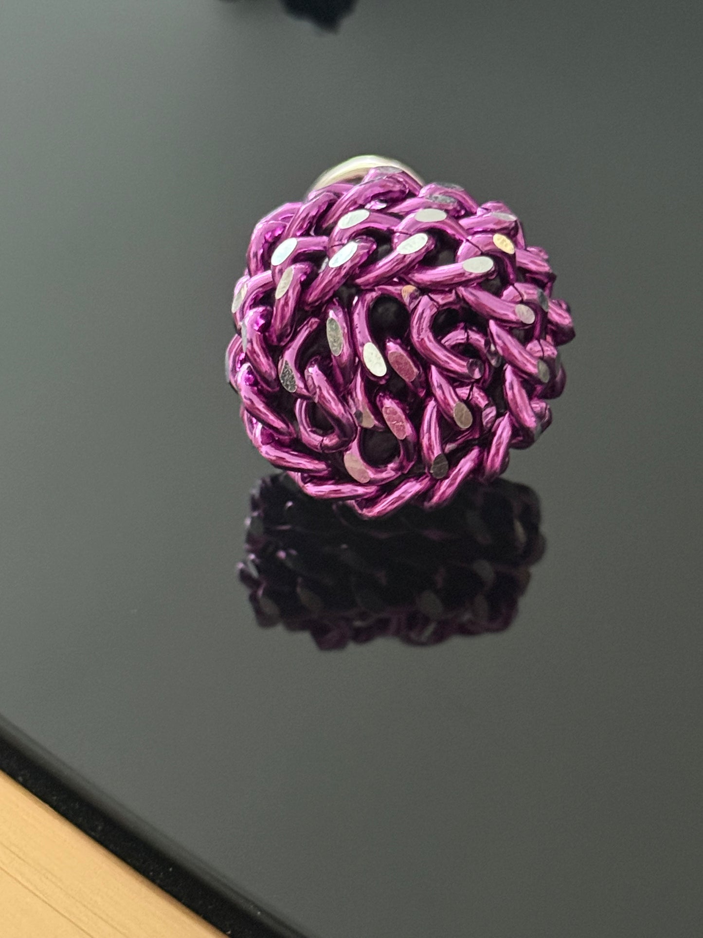 Sortija Colir Magenta Metálico