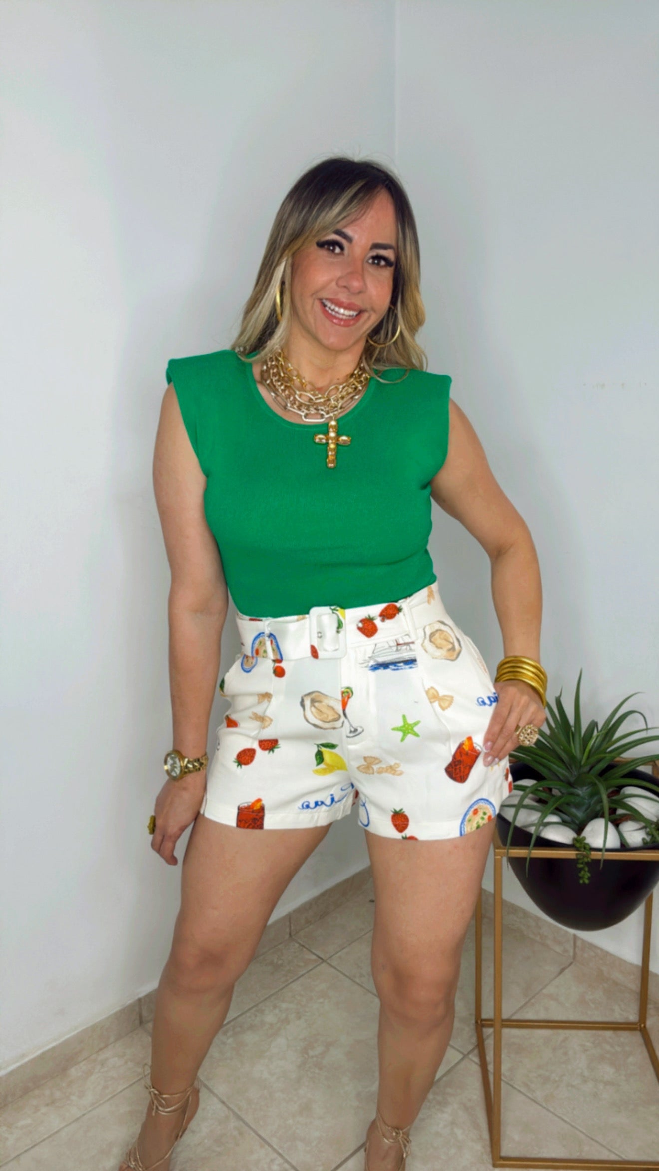 Green Basic Blouse