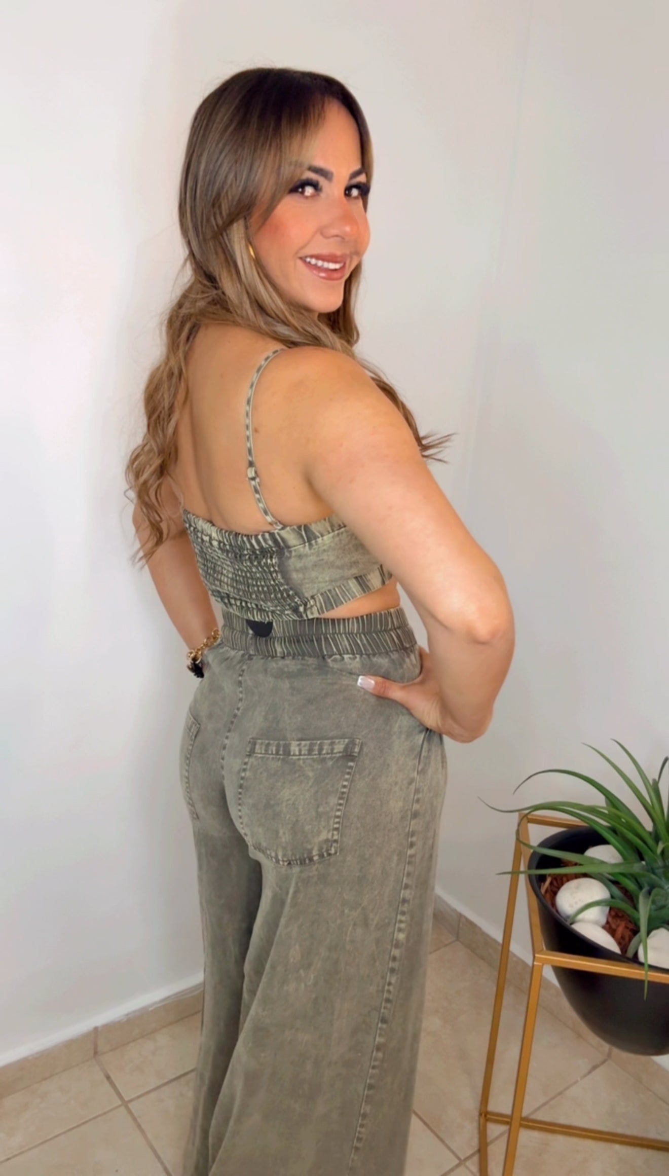 Olive Wash Button Set