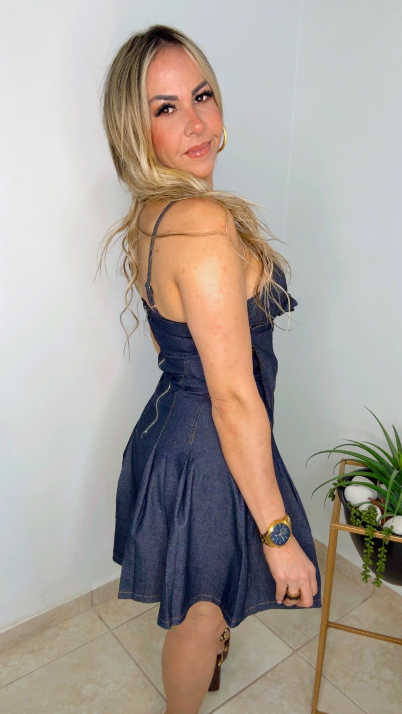 Dark Denim Dress