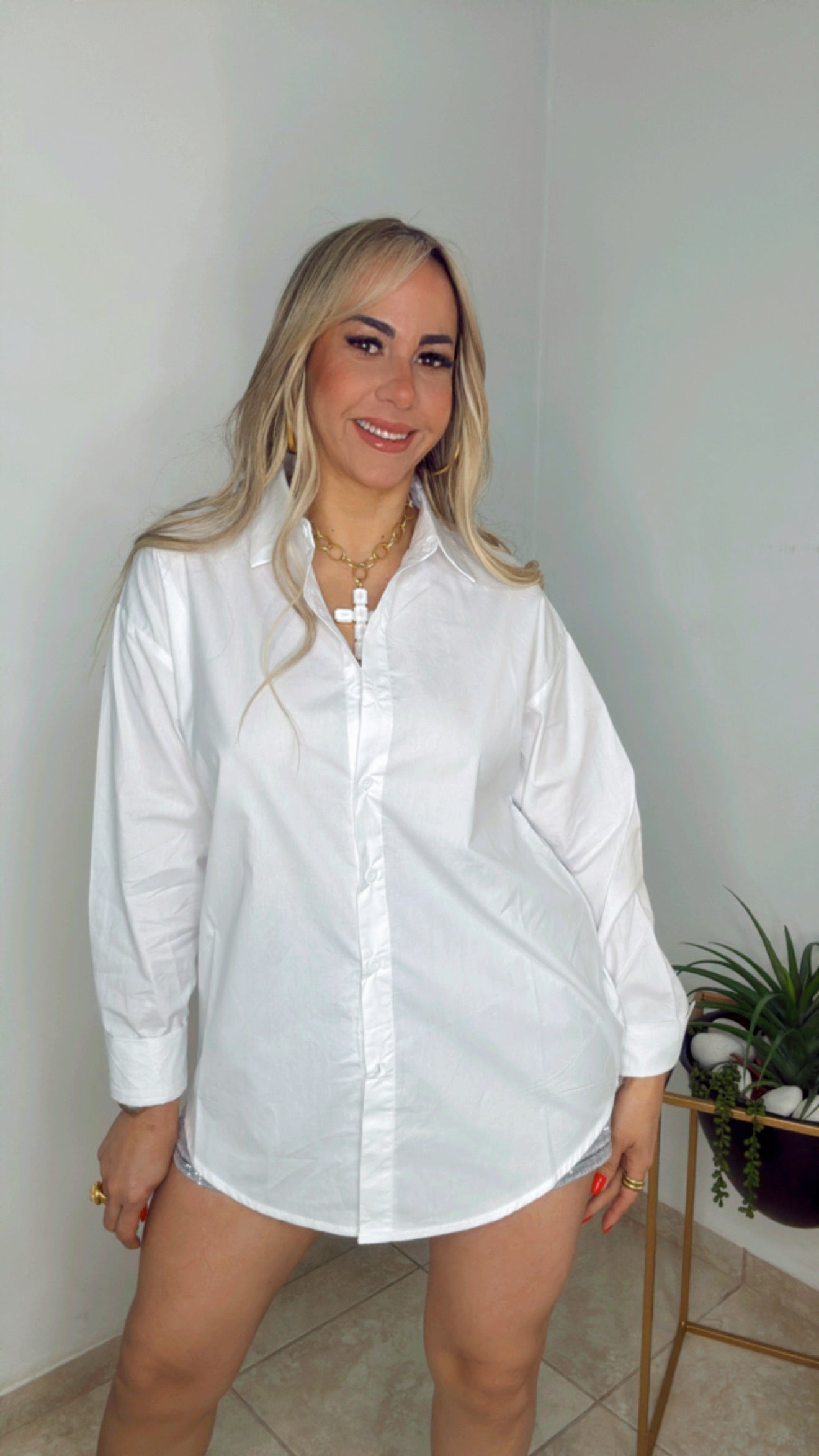 White Classic Blouse
