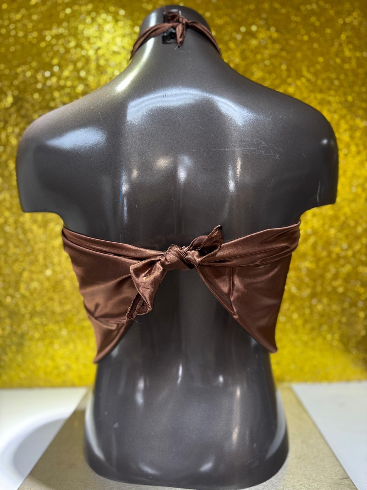 Pañuelo En Satin Brown