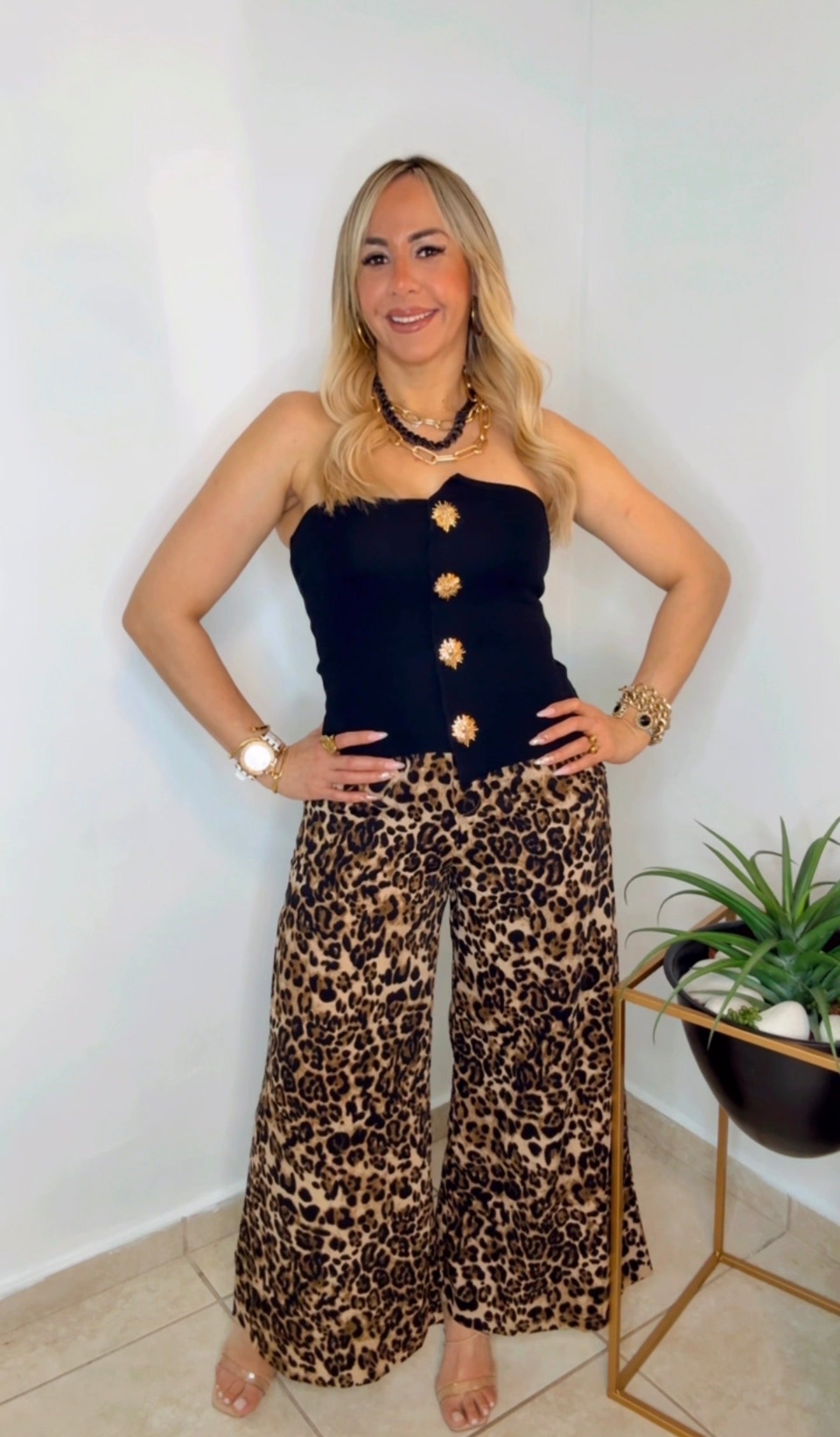Leopard Relaxing Pant