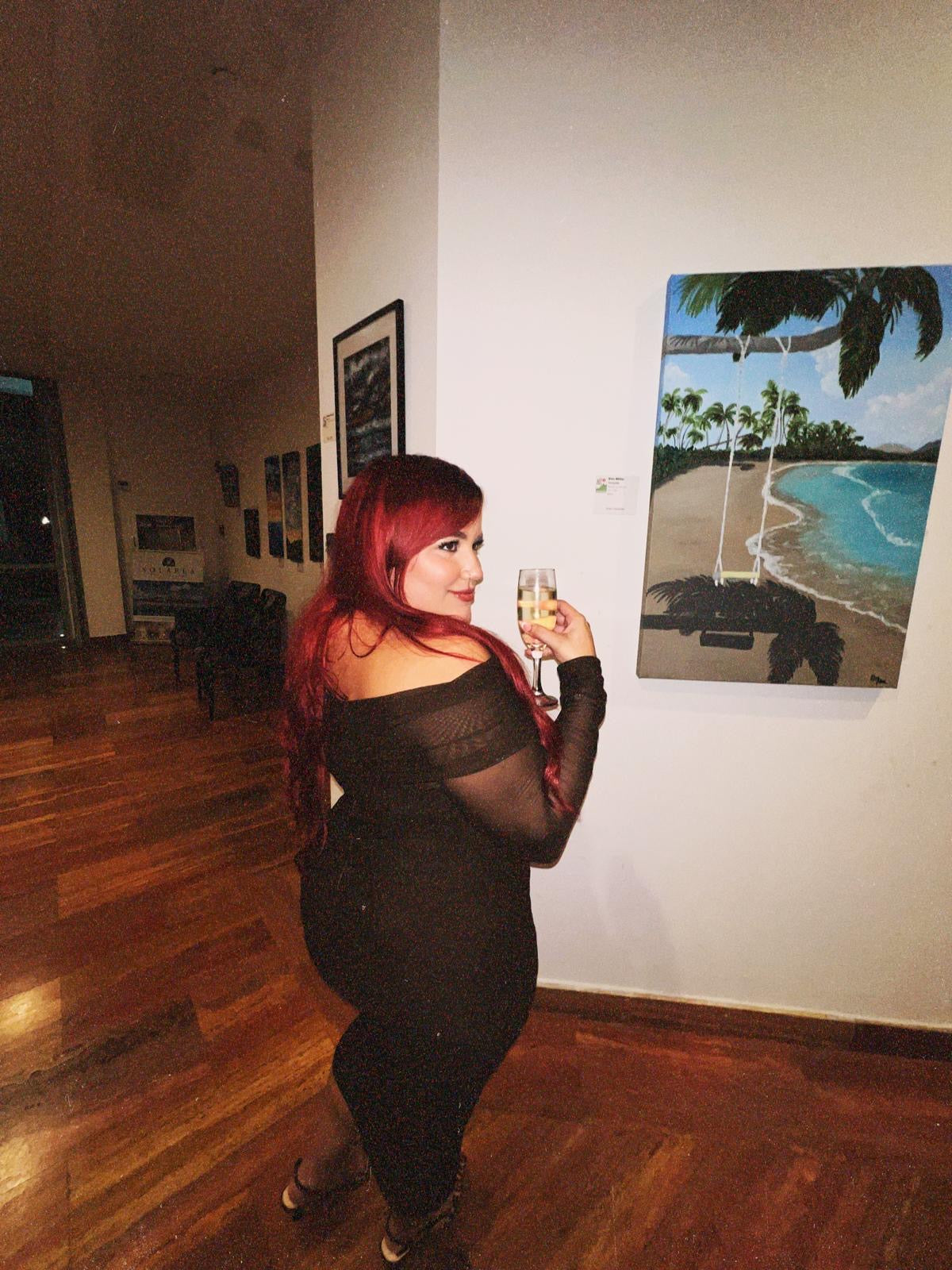Brown Cocktail Dress