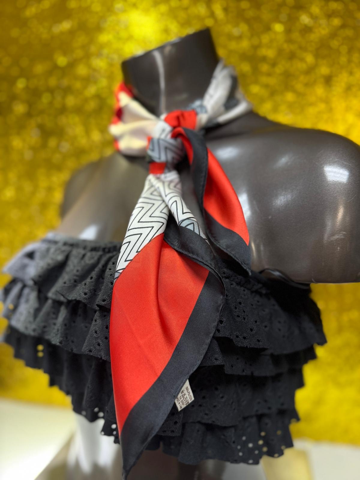 Pañuelo En Satin Multi Red