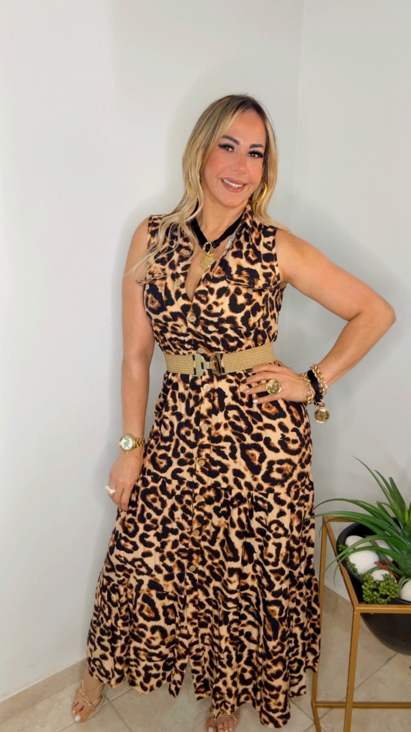 Animal Print Maxi
