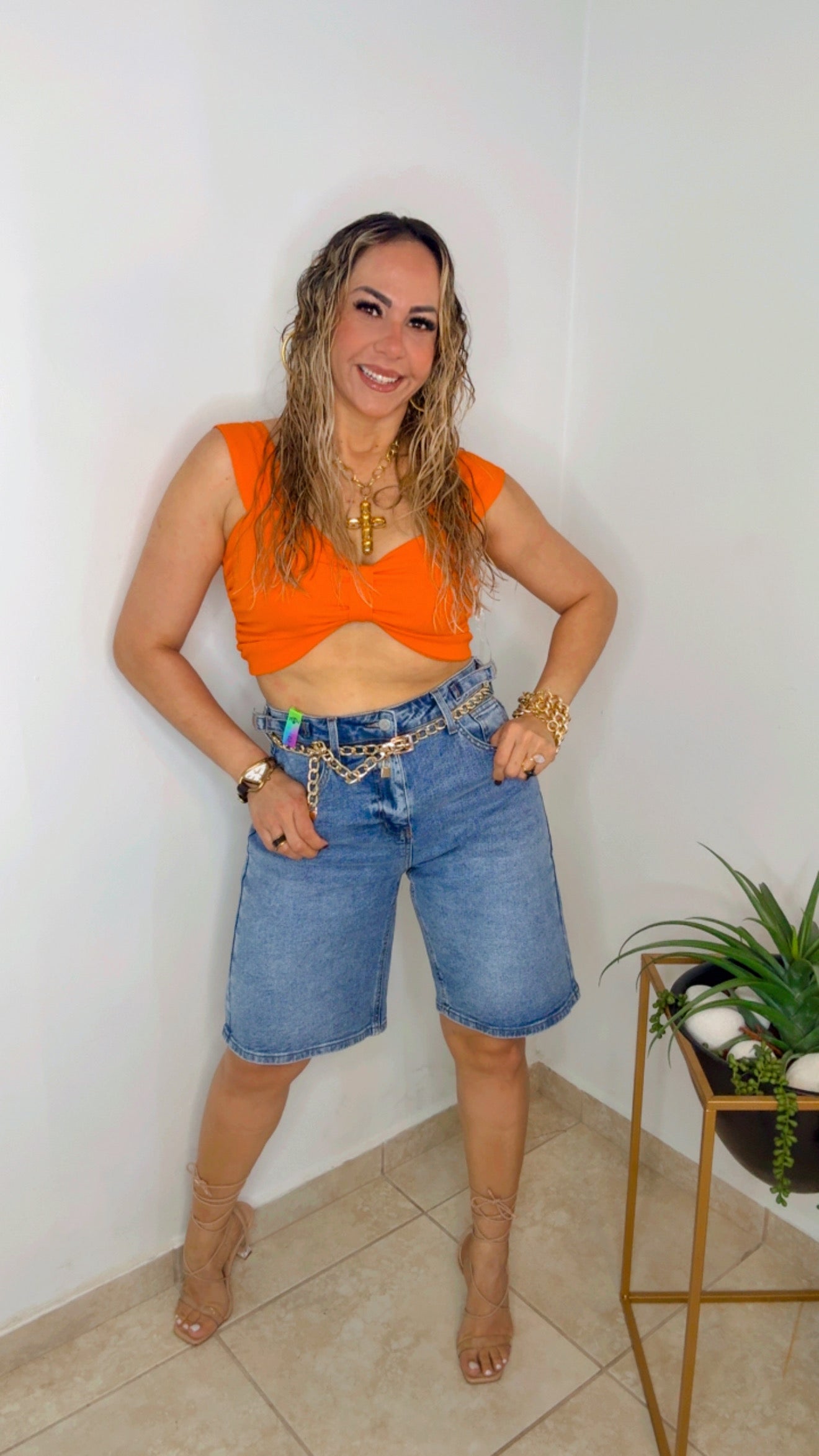 Light Denim Bermuda