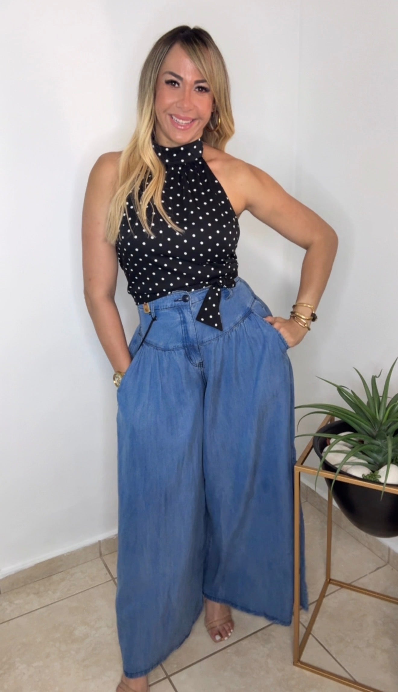 Palazzo En Denim