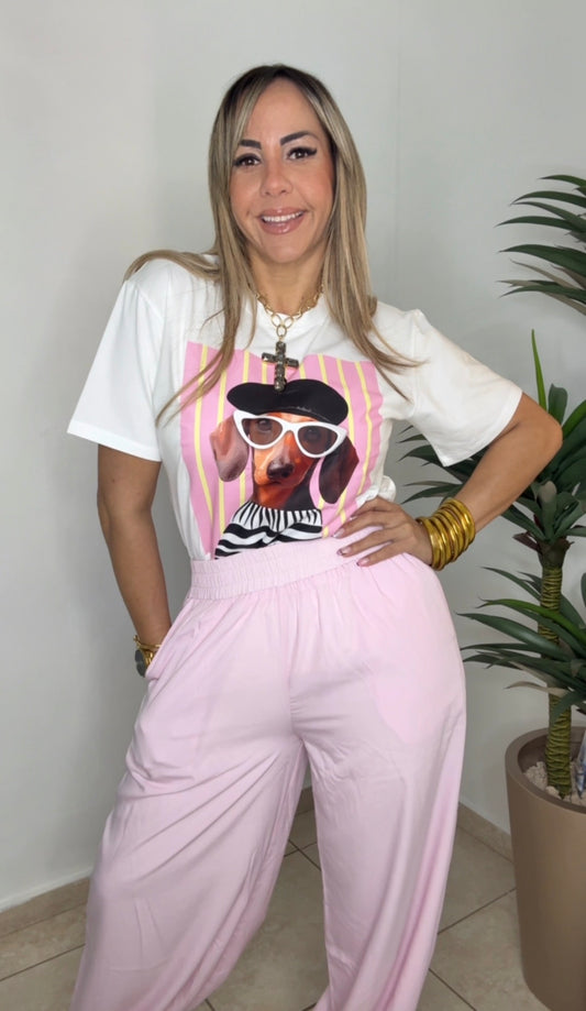 Paris Pup Tee