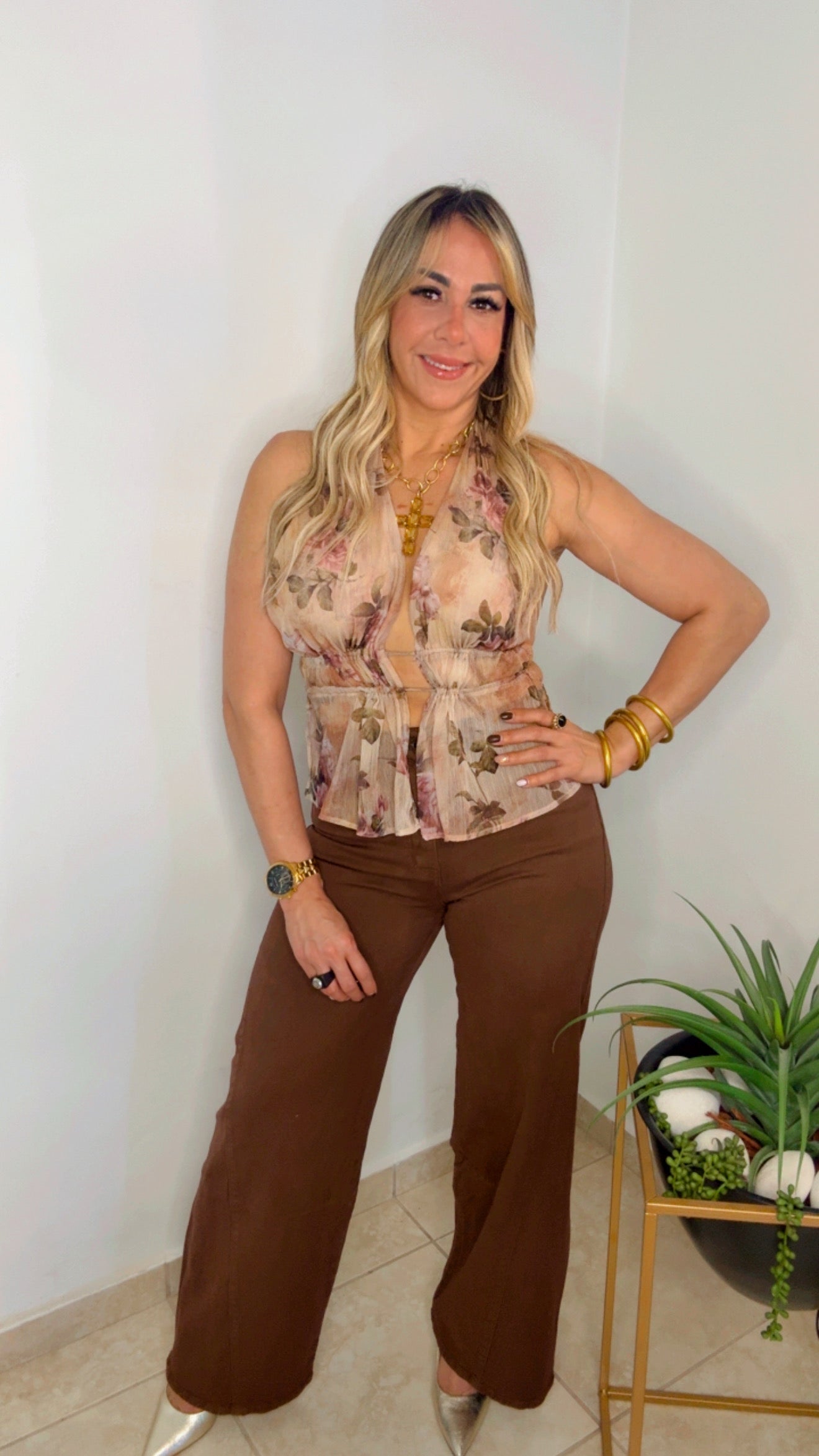 Brown Denim