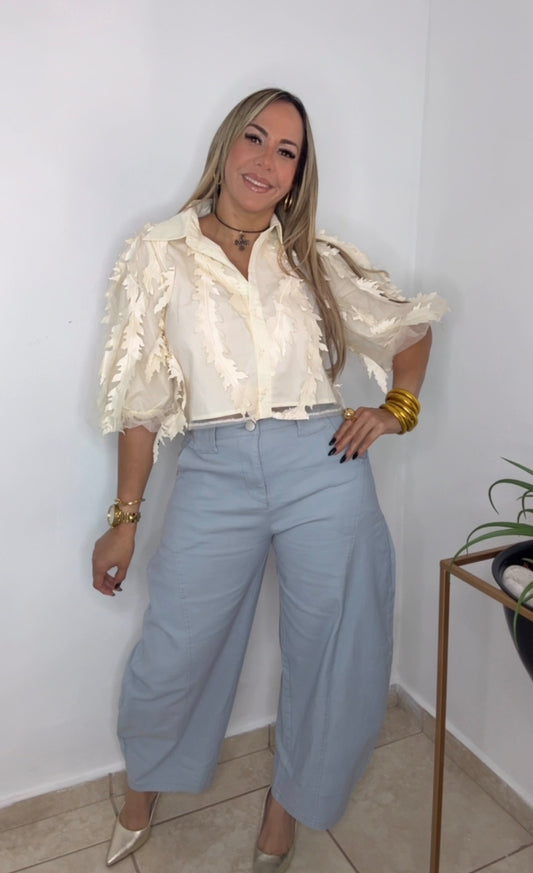 Yellow Elegant Blose