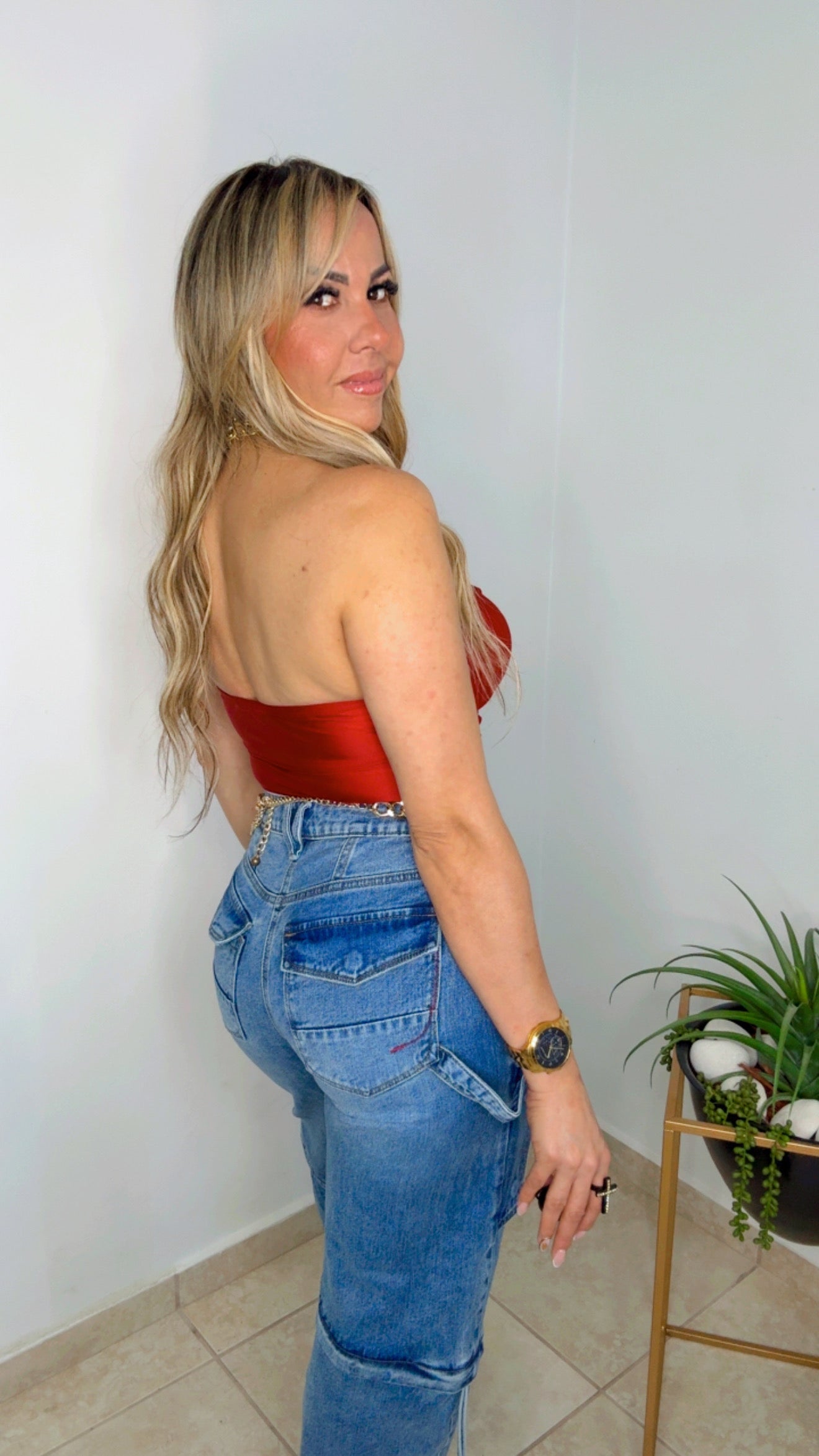 Burgundy Tube Top