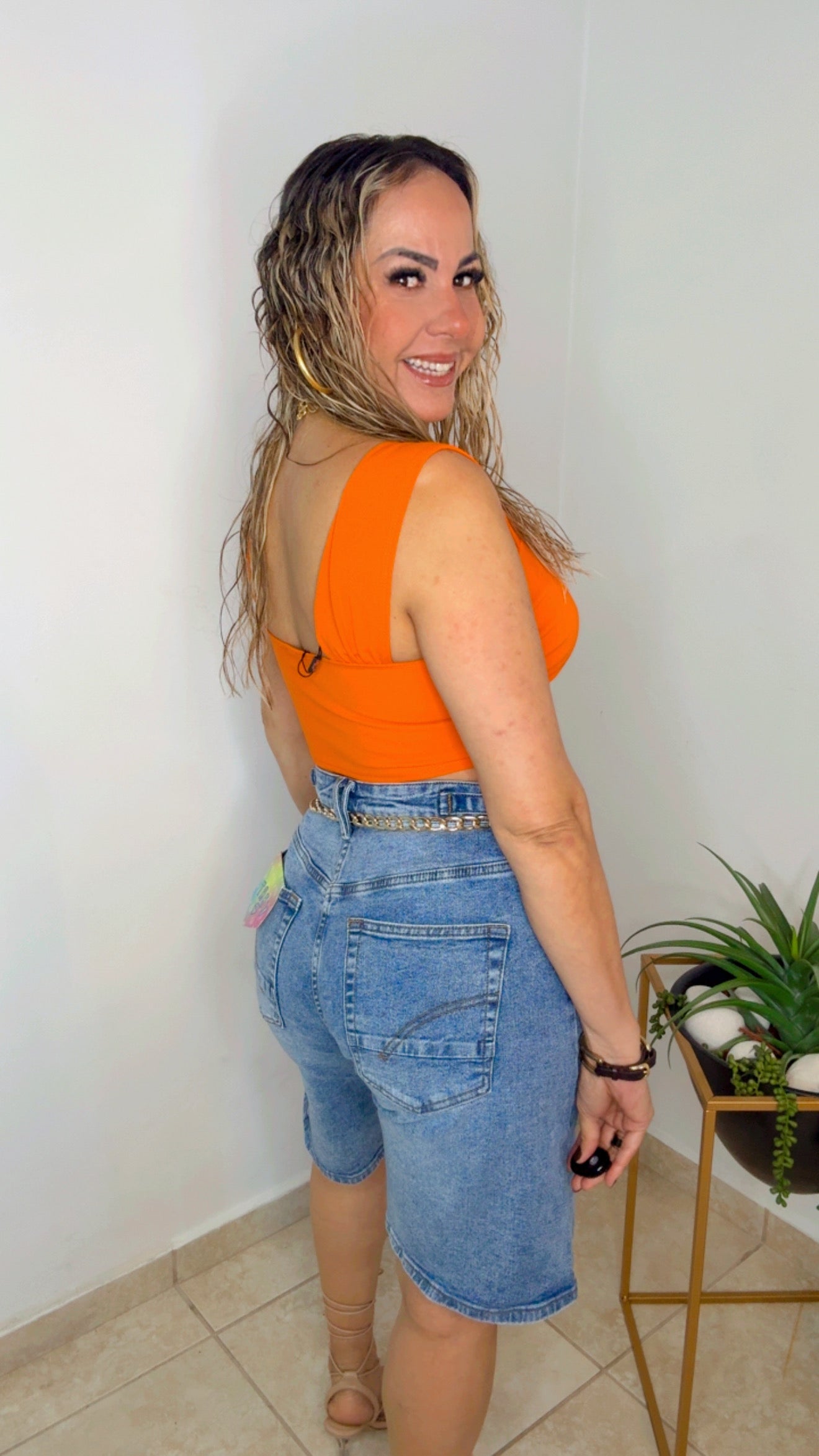 Light Denim Bermuda