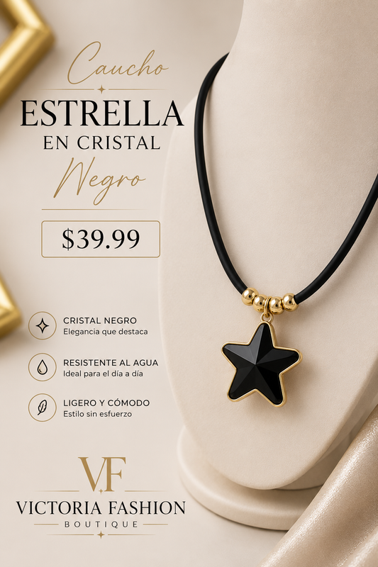 Caucho Estrella En Cristal