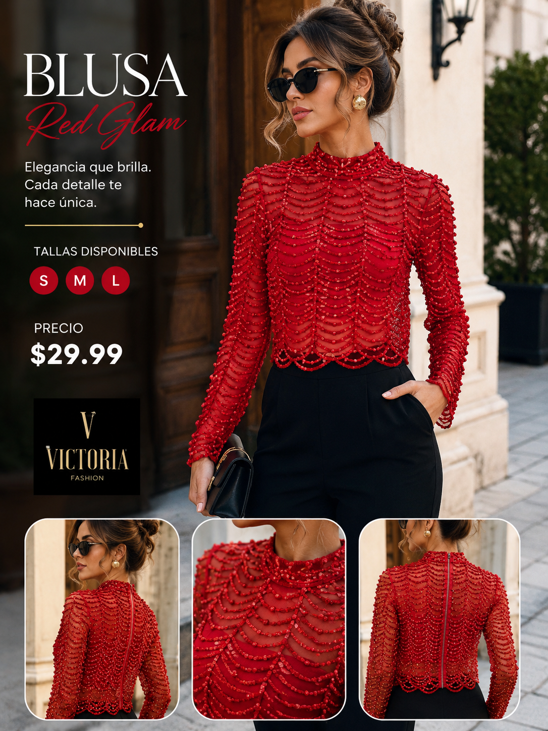 Blusa En Perlas