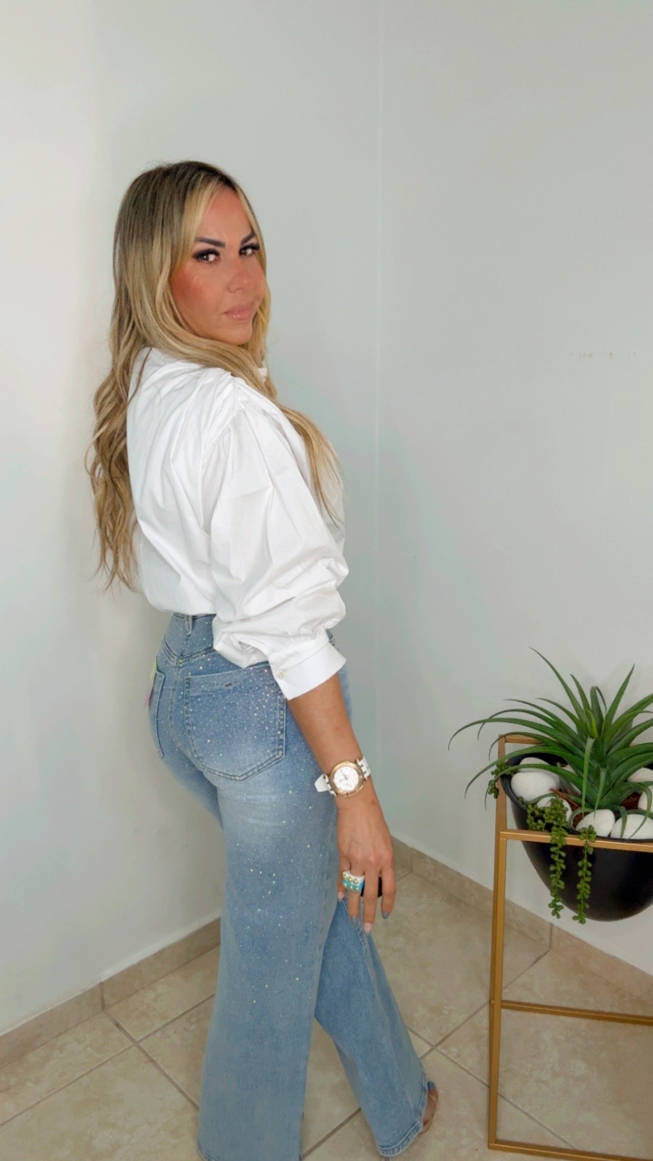 Light Denim Splash