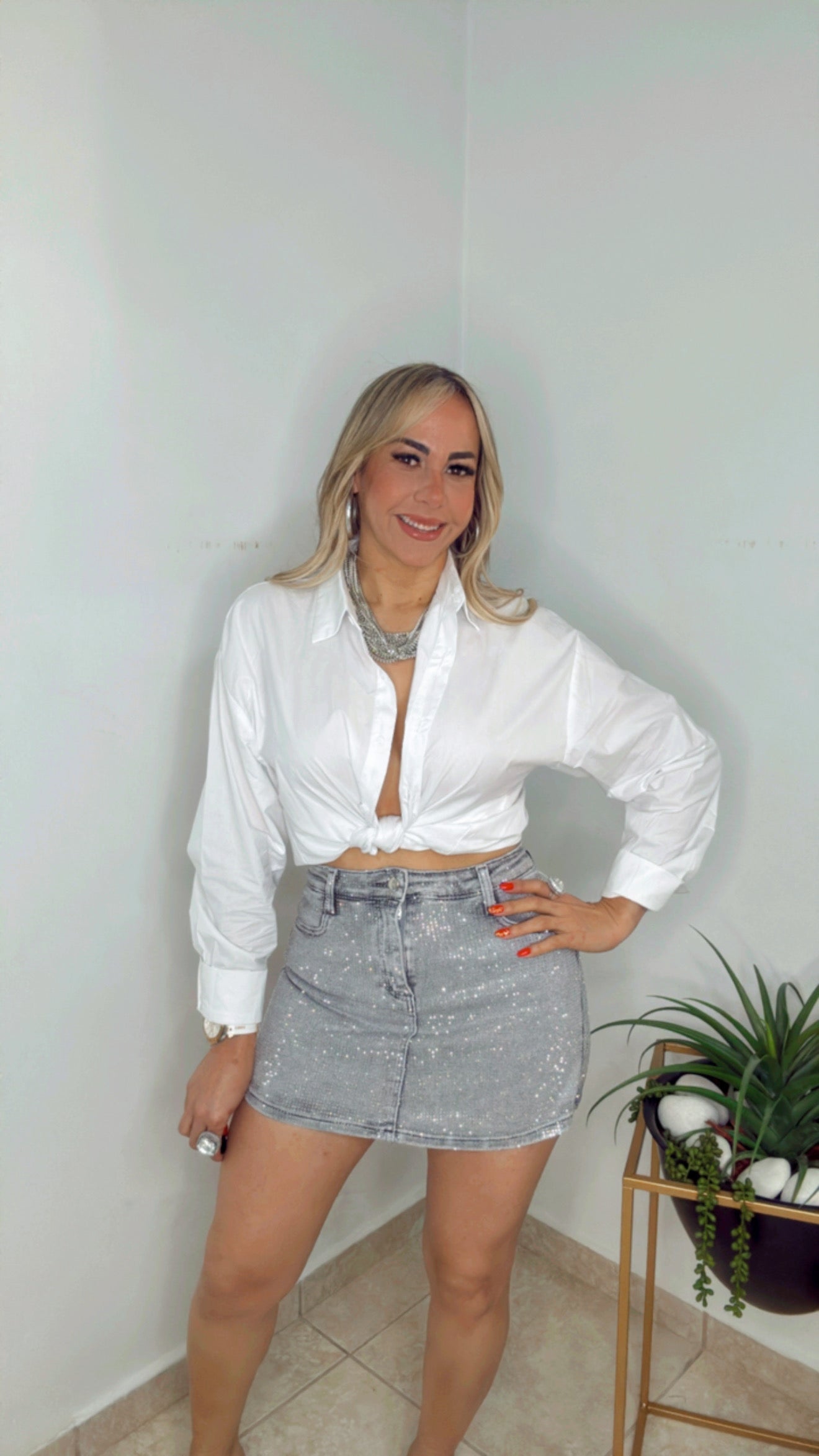 White Classic Blouse