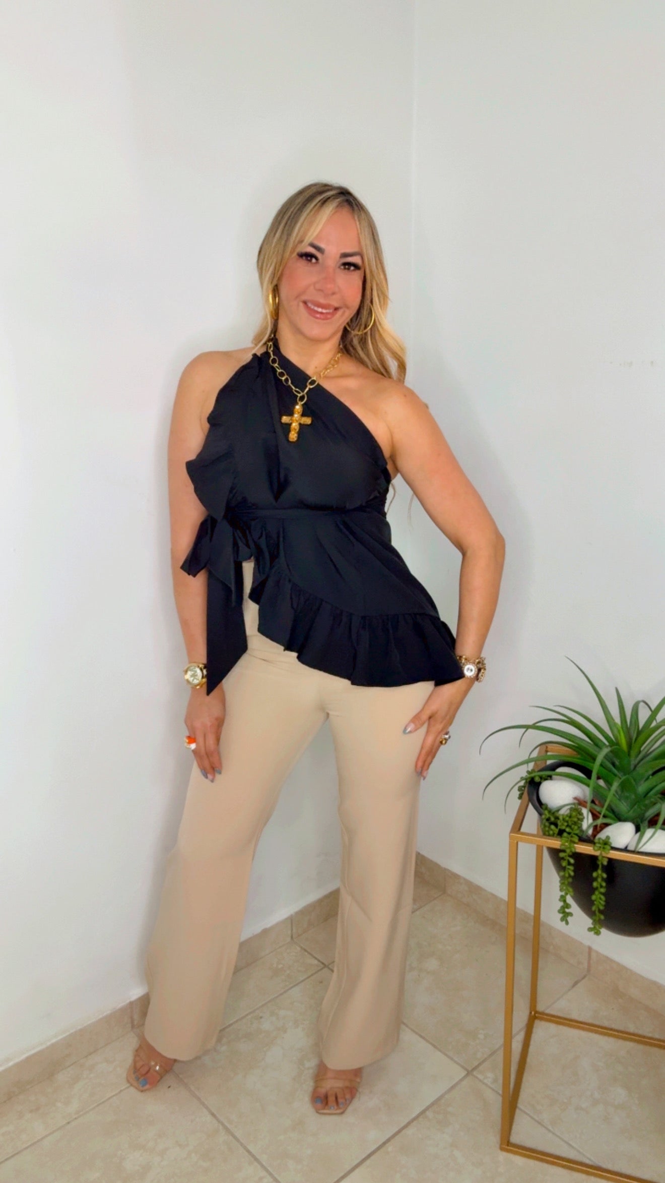 Black Wraparound Skirt