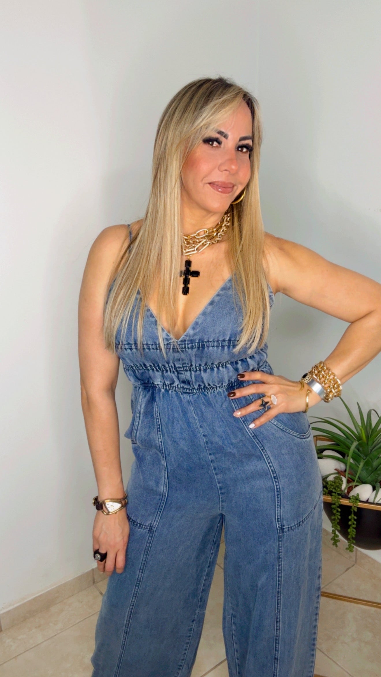 Denim Best Seller Jumpsuit