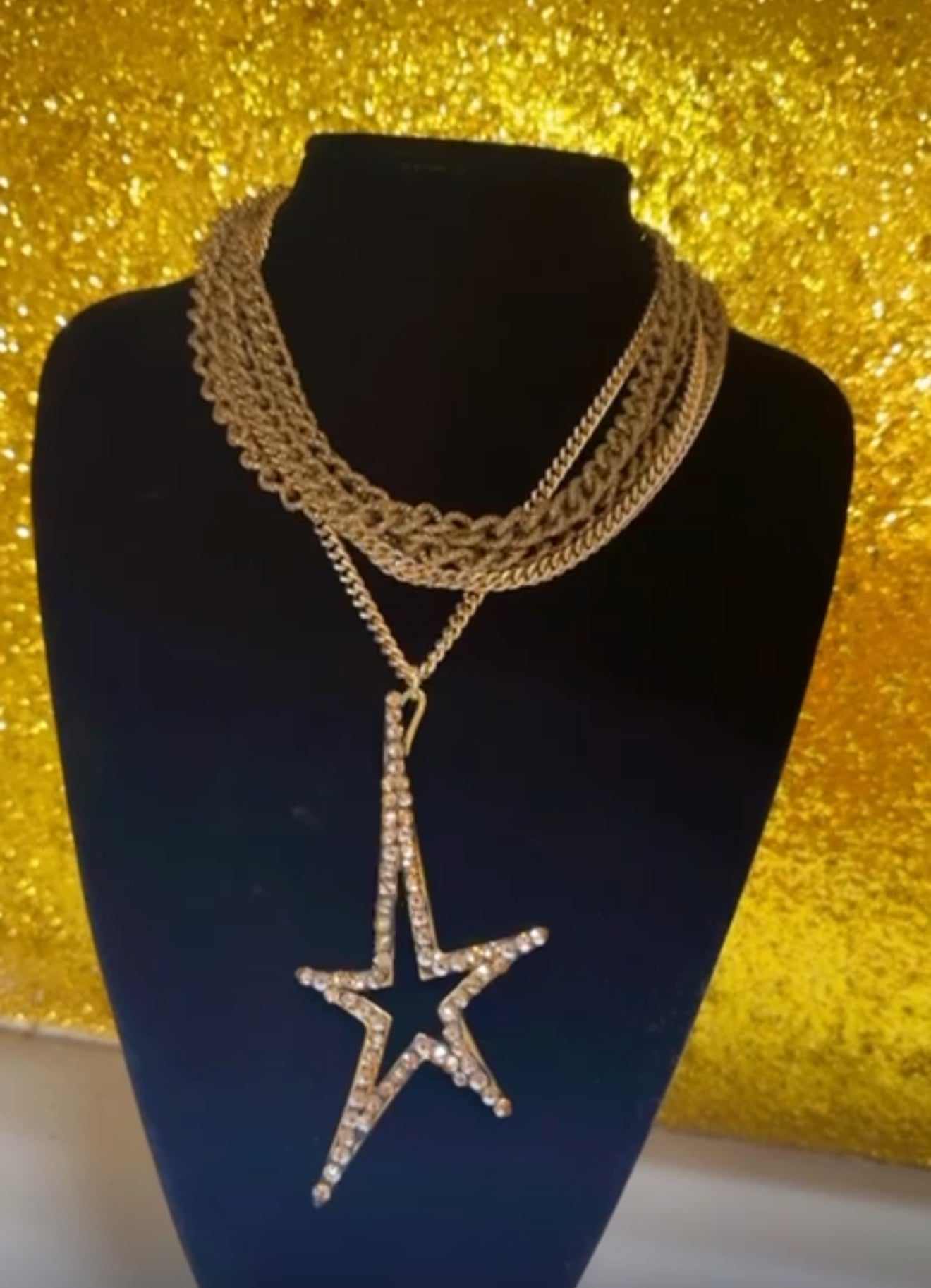 Collar Estrella Multi Cadenas VENTA FINAL