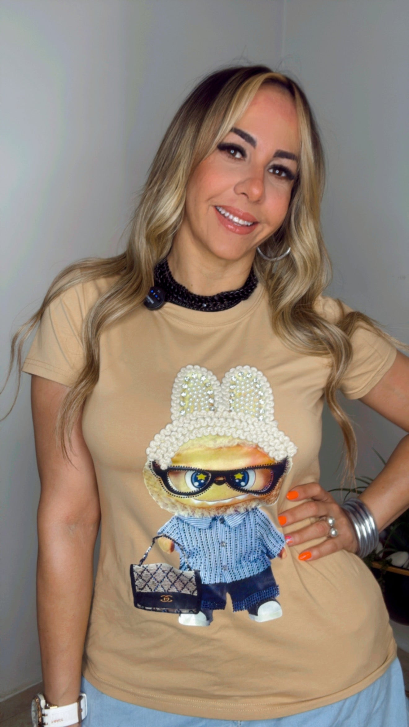 Cream La Bubu Tshirt