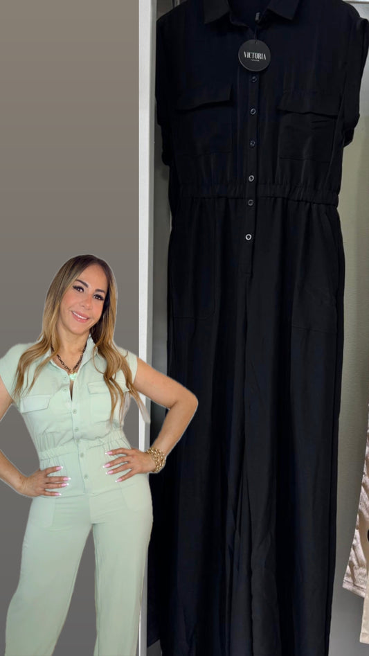 Black Basic Jumpsuit