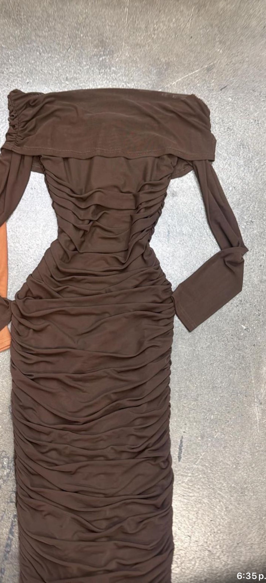 Brown Cocktail Dress