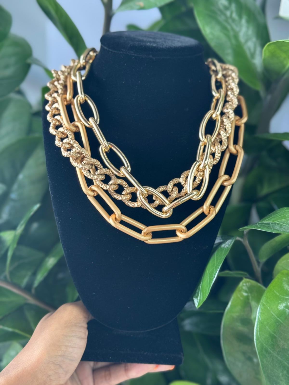Collar Chunk 3 Cadenas