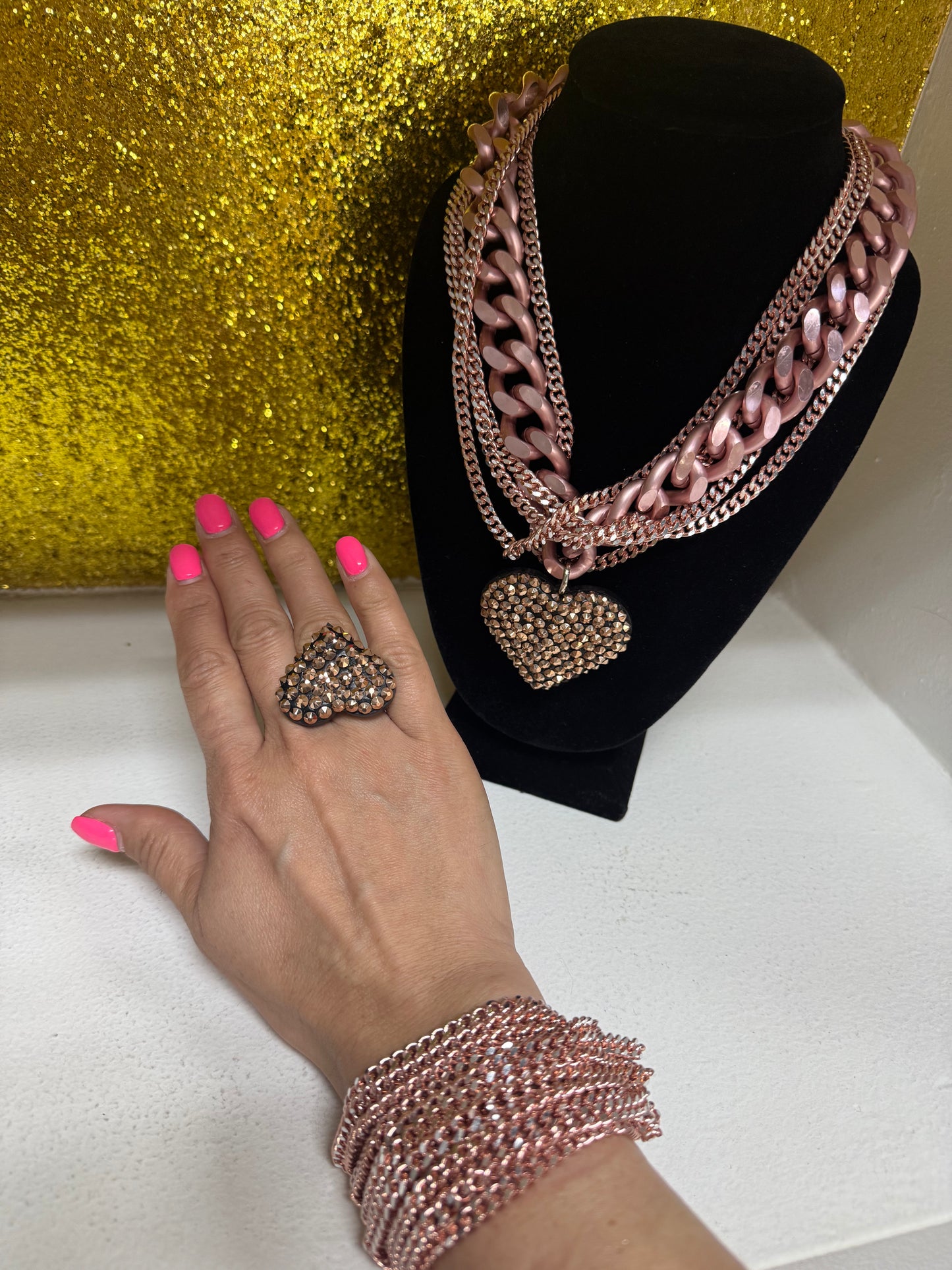 Pulsera Rose Gold Linea Italian (VENTA FINAL)