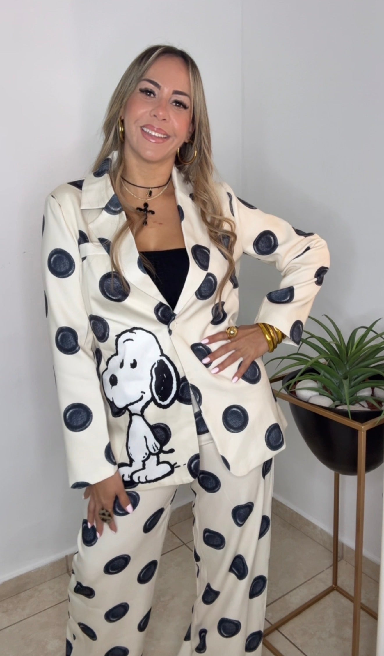 Snoppy Blazer Set