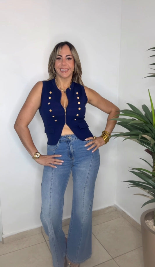 Classic Wide Leg Jeans