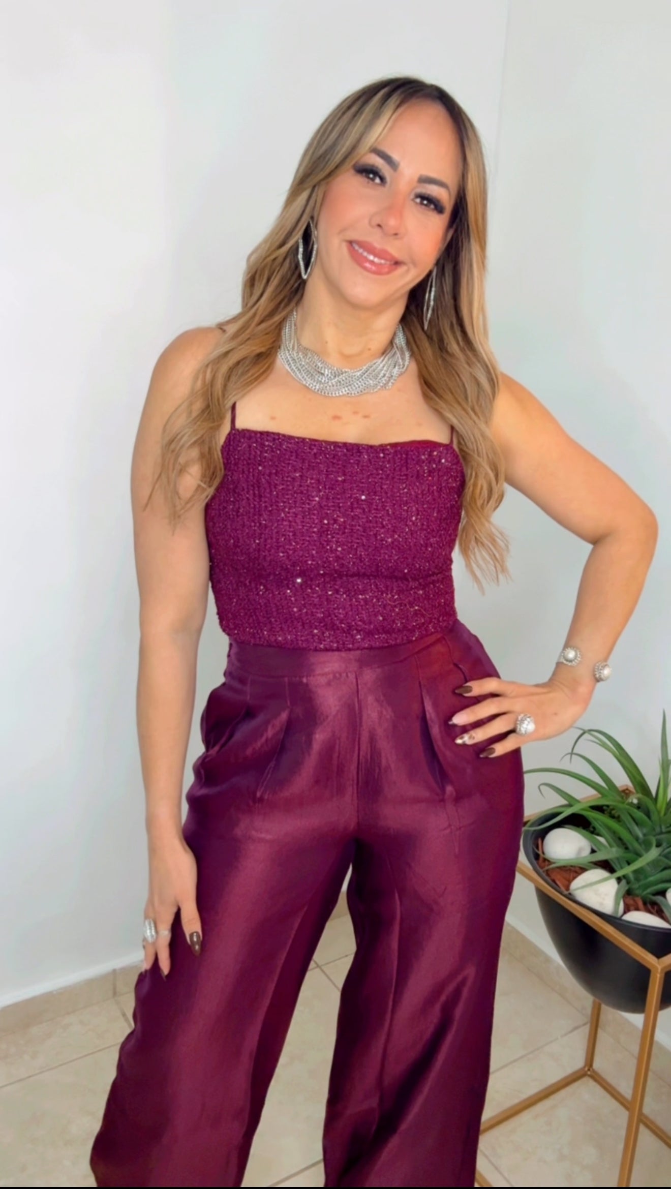 Burgundy Elegant Set