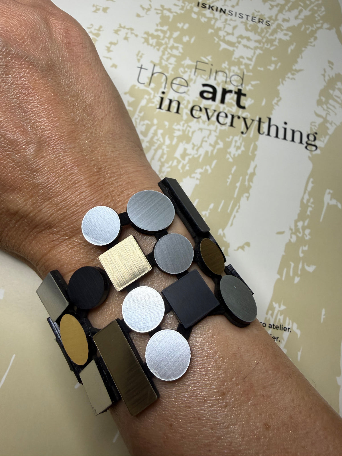 Set Silver + Black + Gold