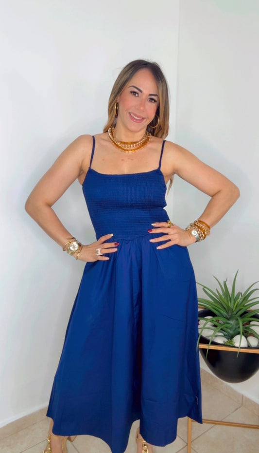 Navy Coquette Dress