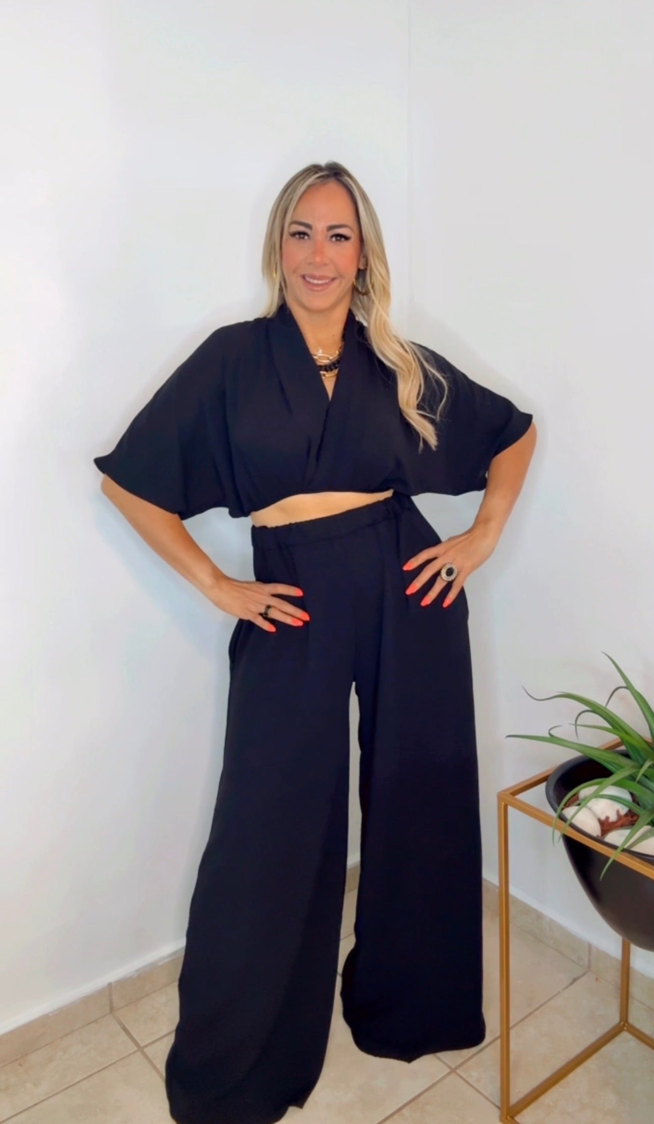 Black Set Palazzo