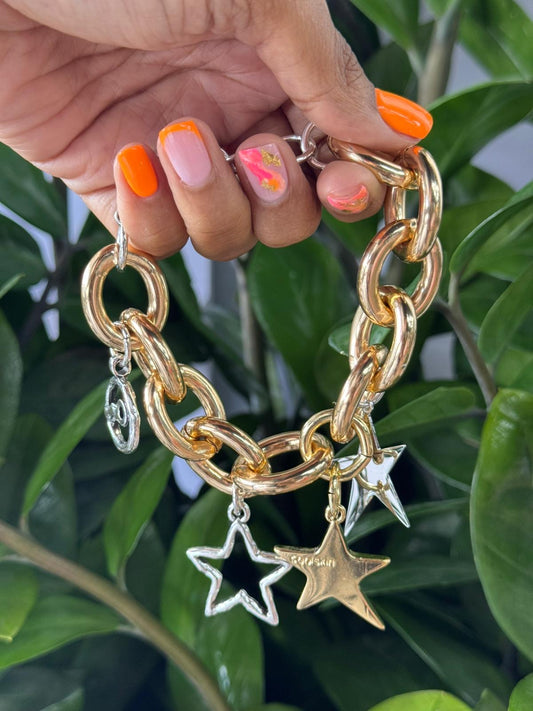Pulsera Chunk  2 Tonos Estrella’s
