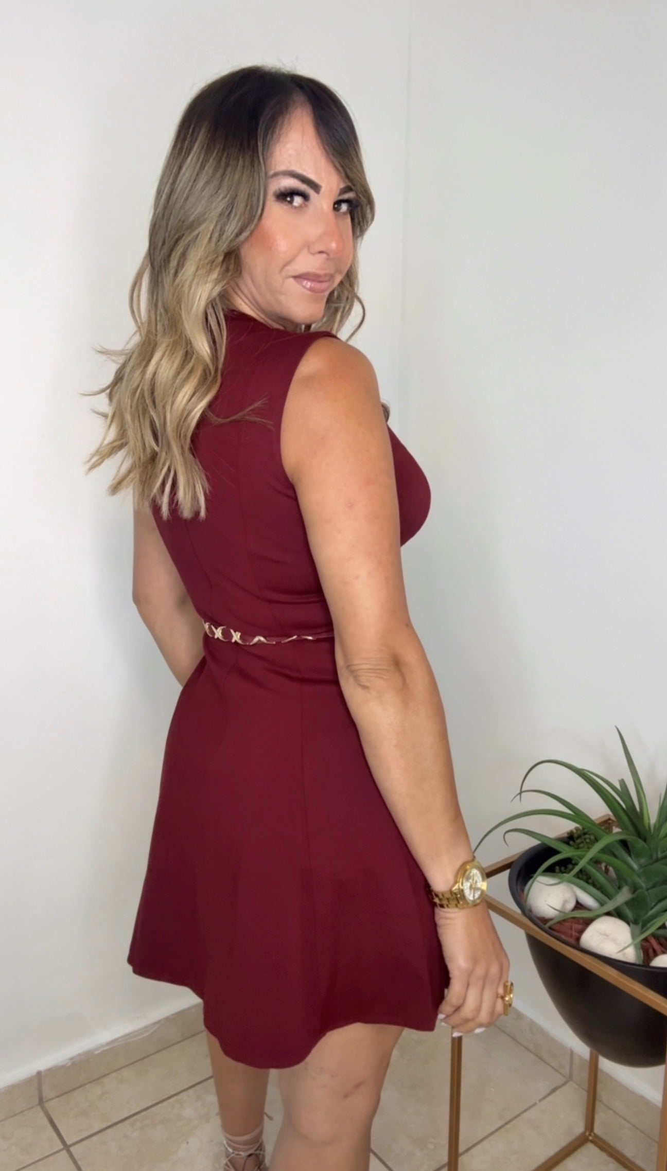 Bordeaux Society Dress