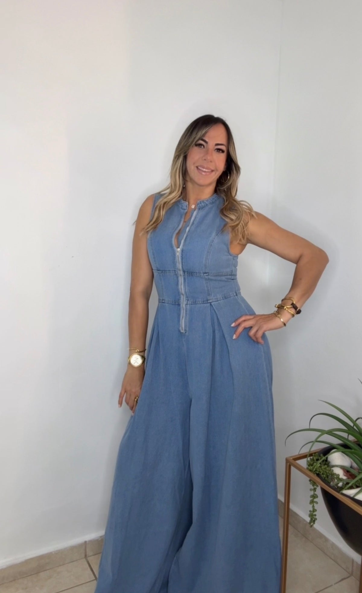 Denim Icon Jumpsuit