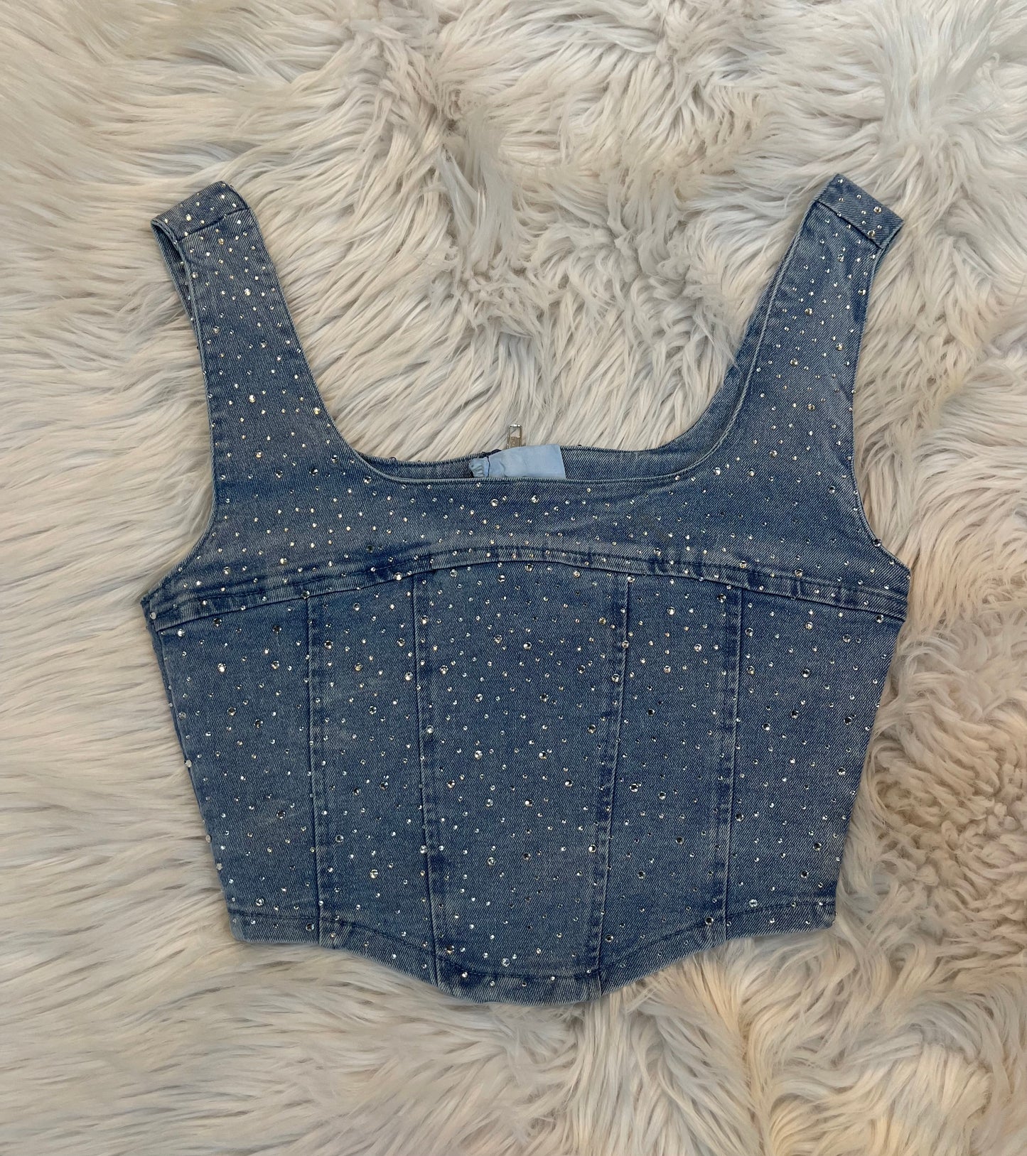 Crop en Denim