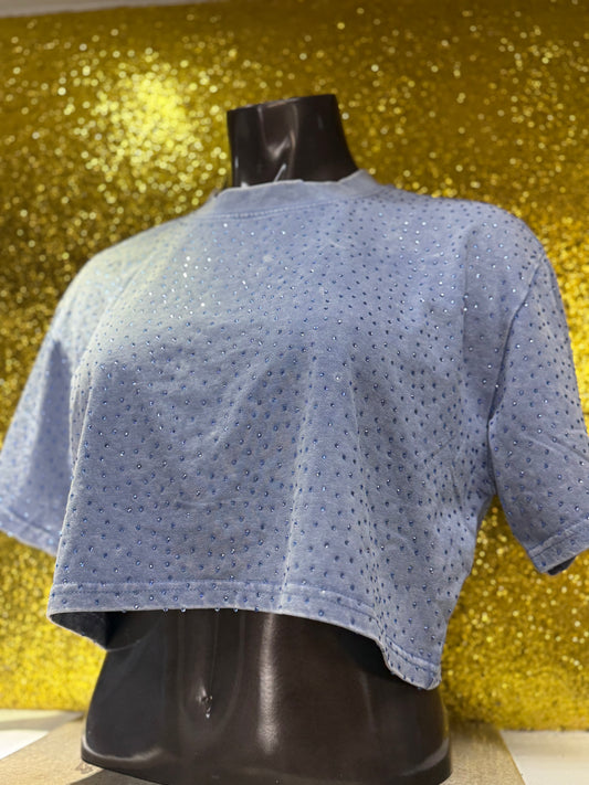 Blue Glam Tshirt Oversize