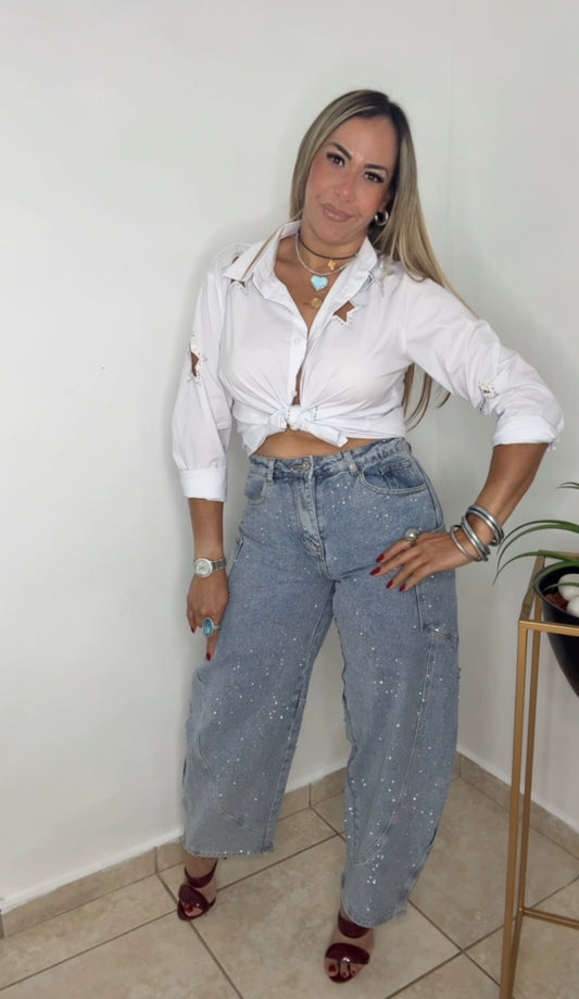 Shimmer Balloons Jeans