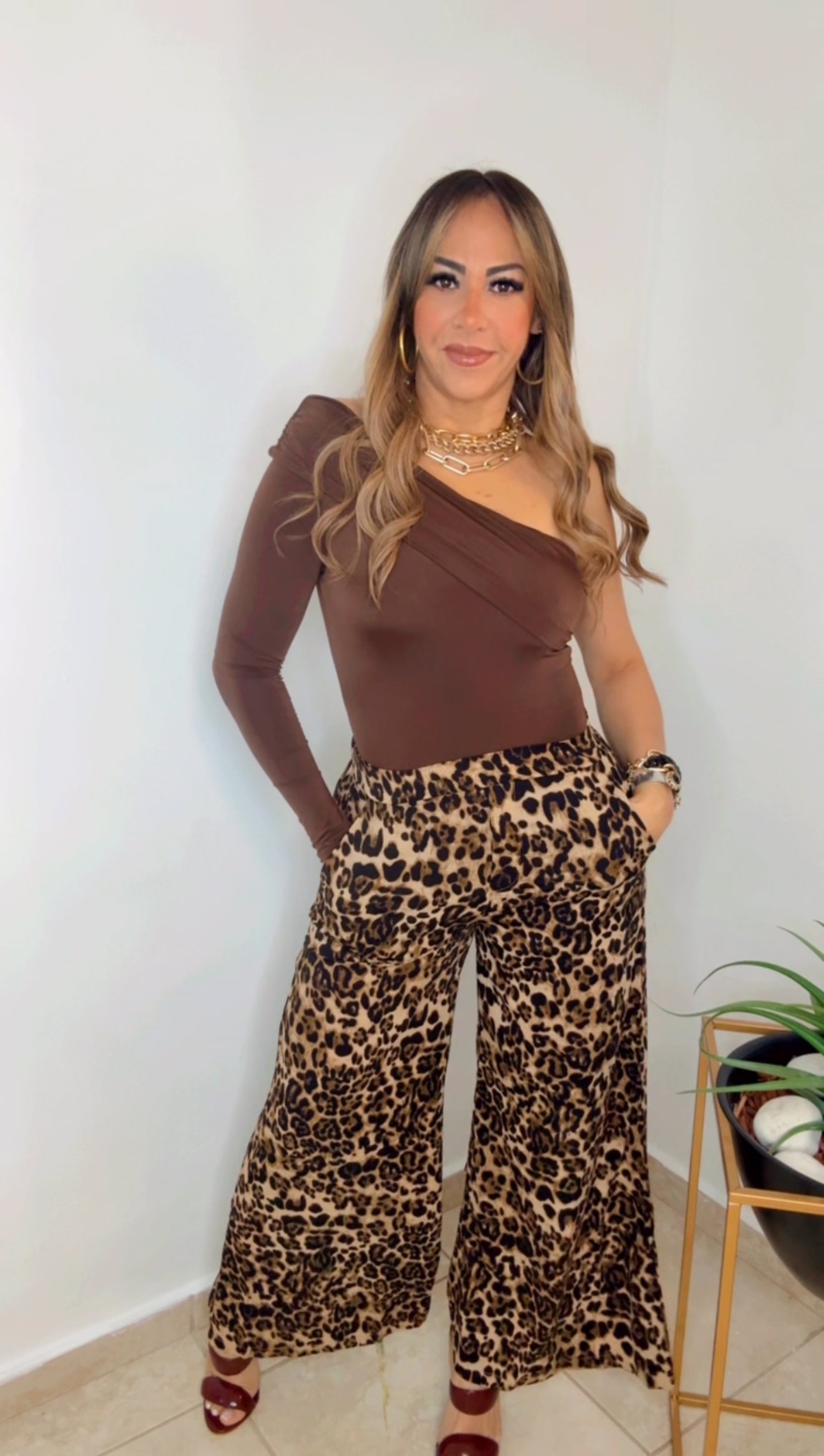 Leopard Relaxing Pants