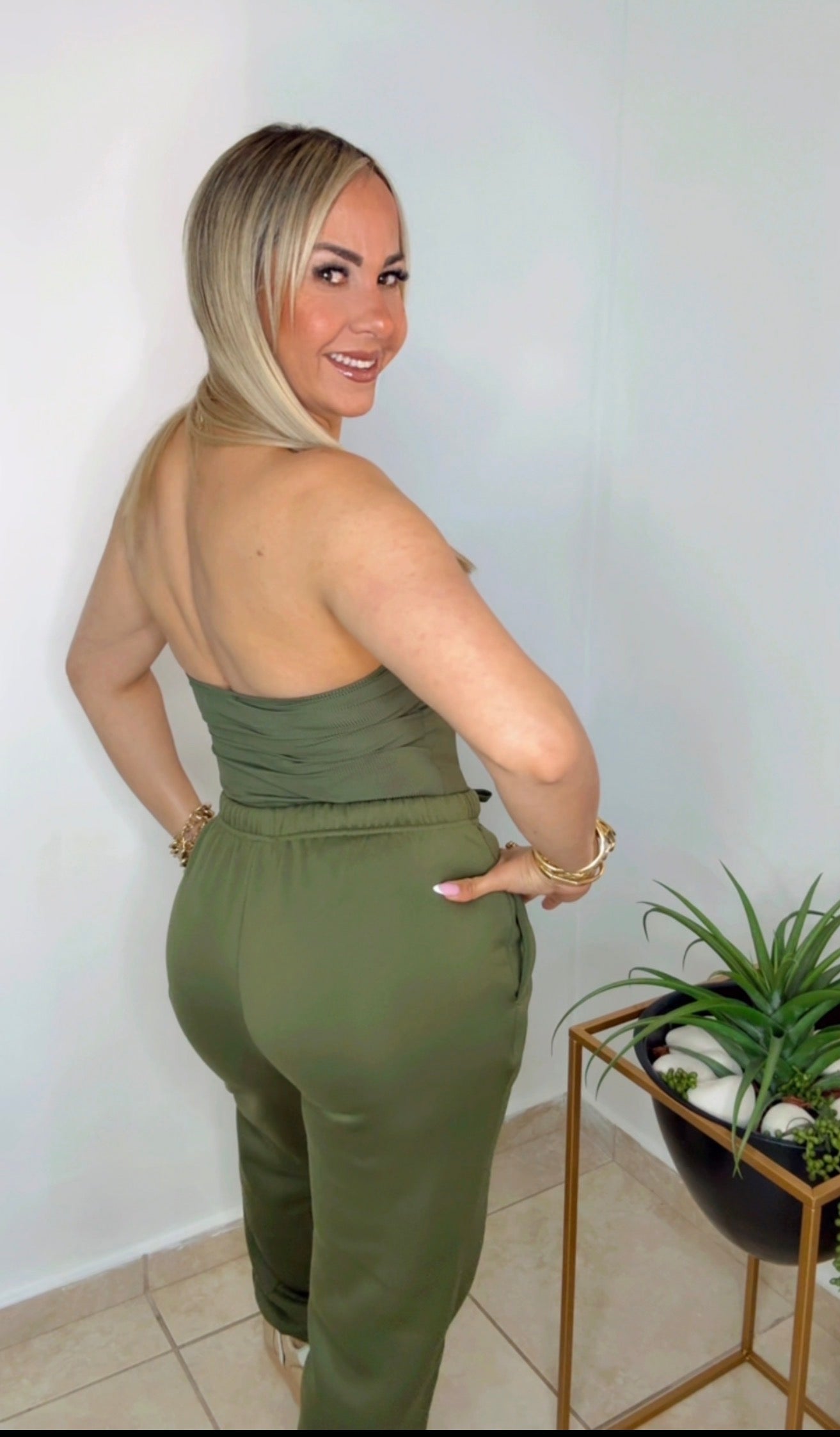 Olive Sport Jogger Set