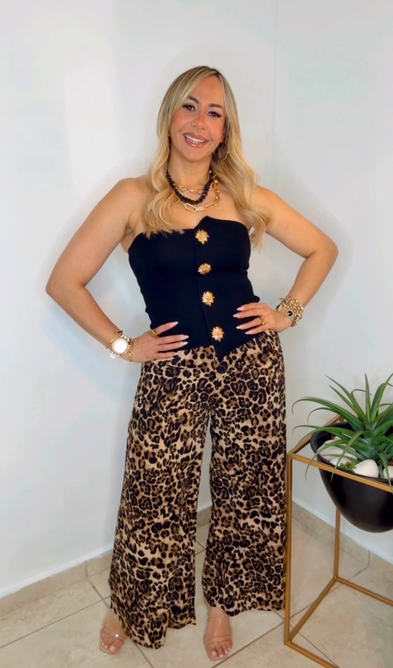 Leopard Relaxing Pant
