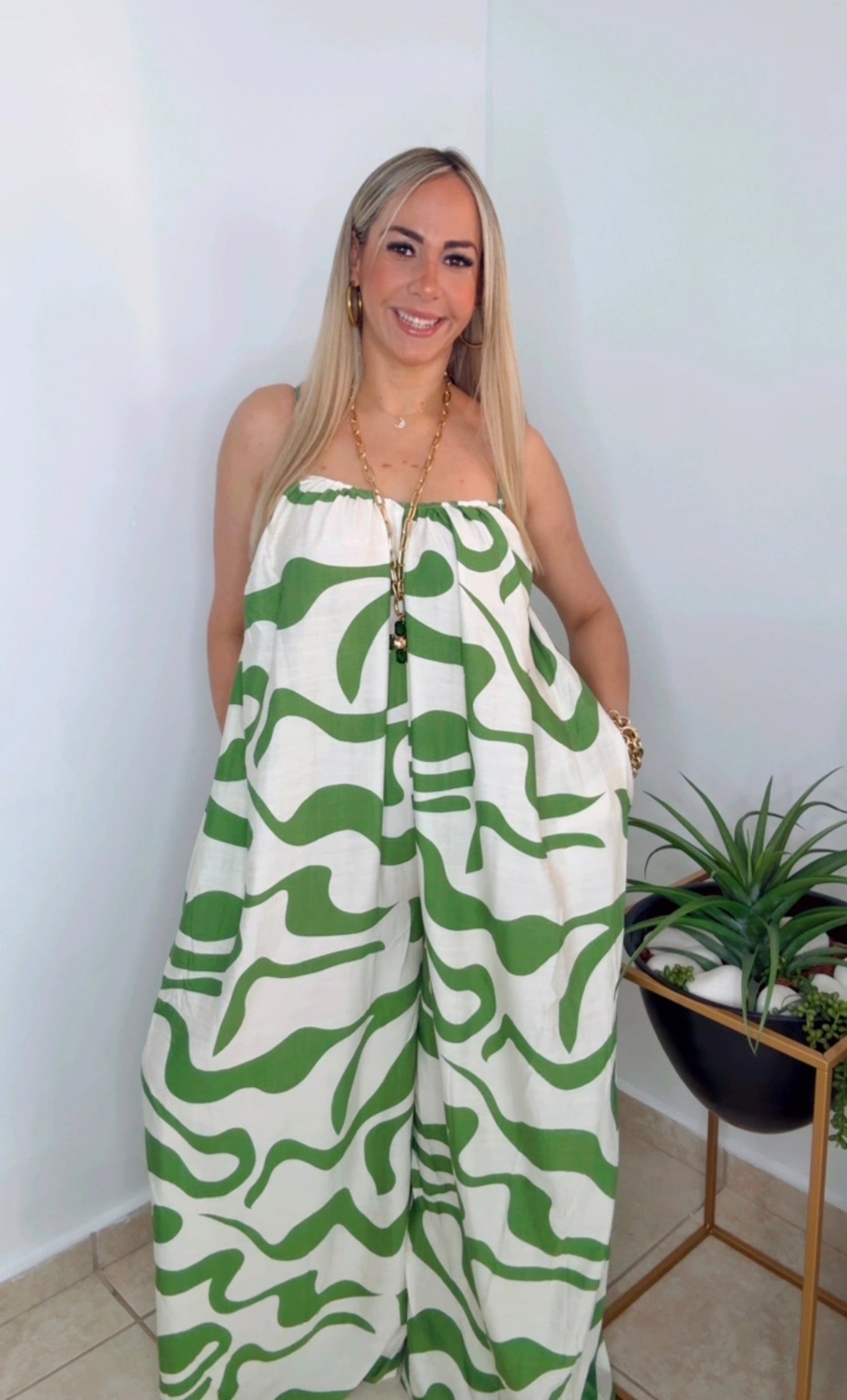 Green Icon Jumpsuit