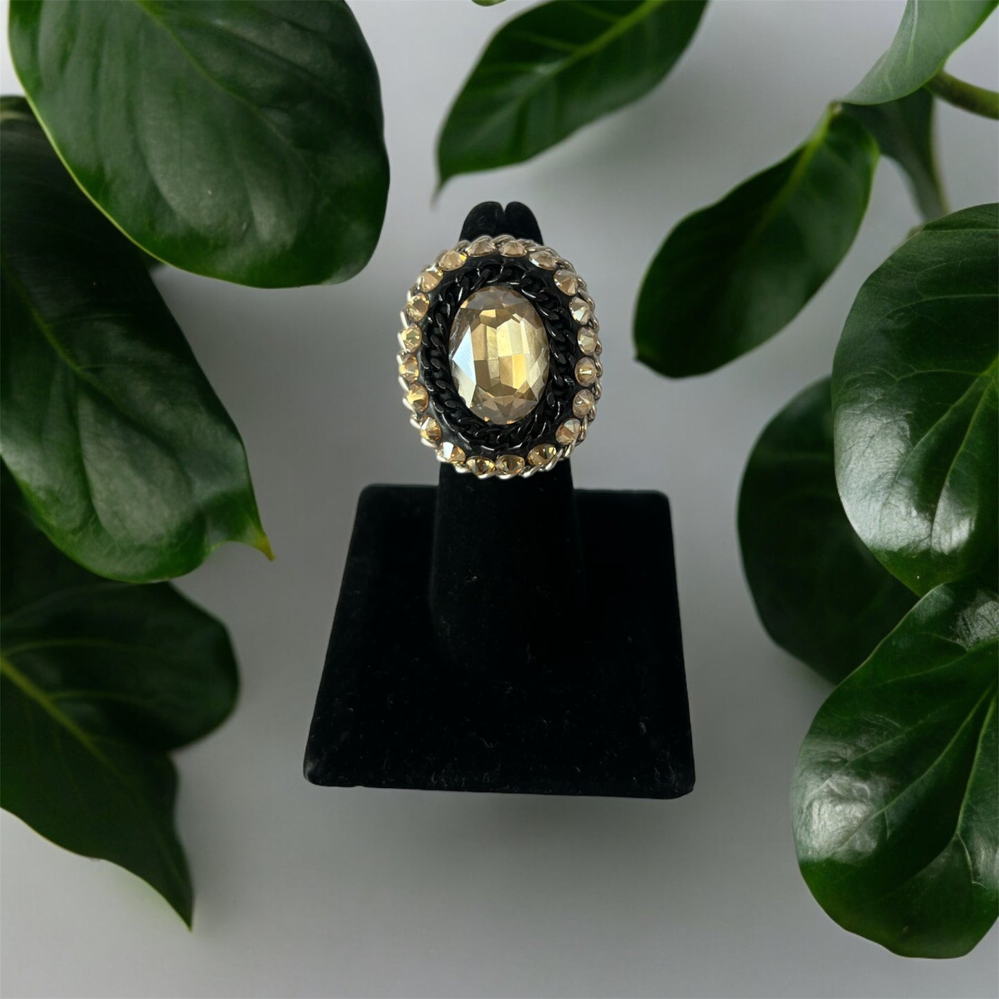 Oval Stones Ring