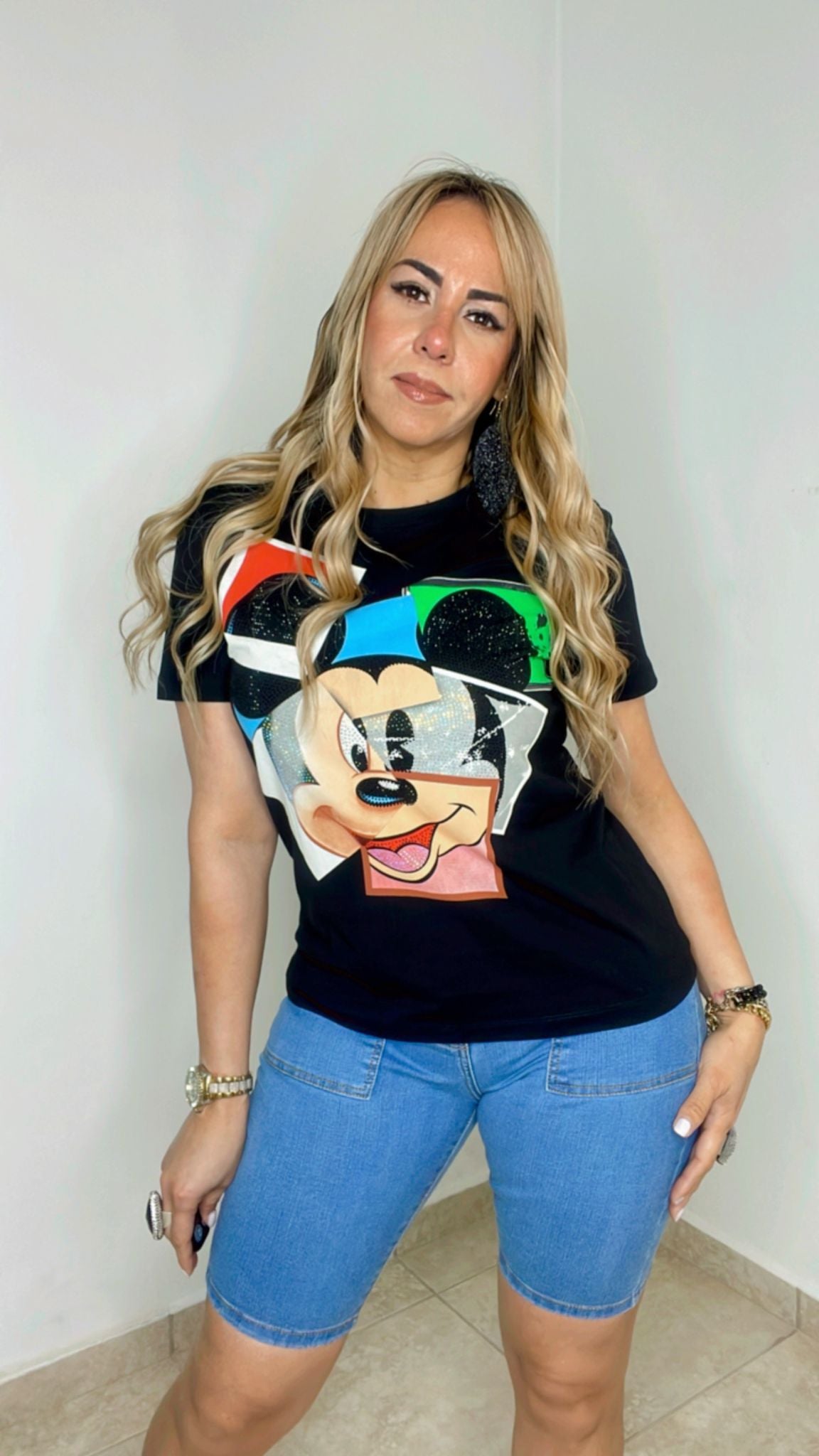 Mickey Black T-Shirt