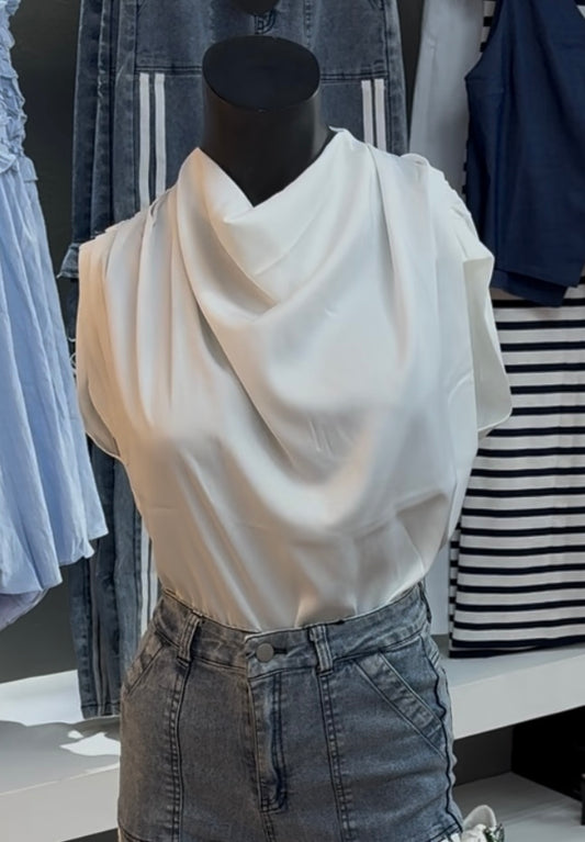 White Satin Elegance