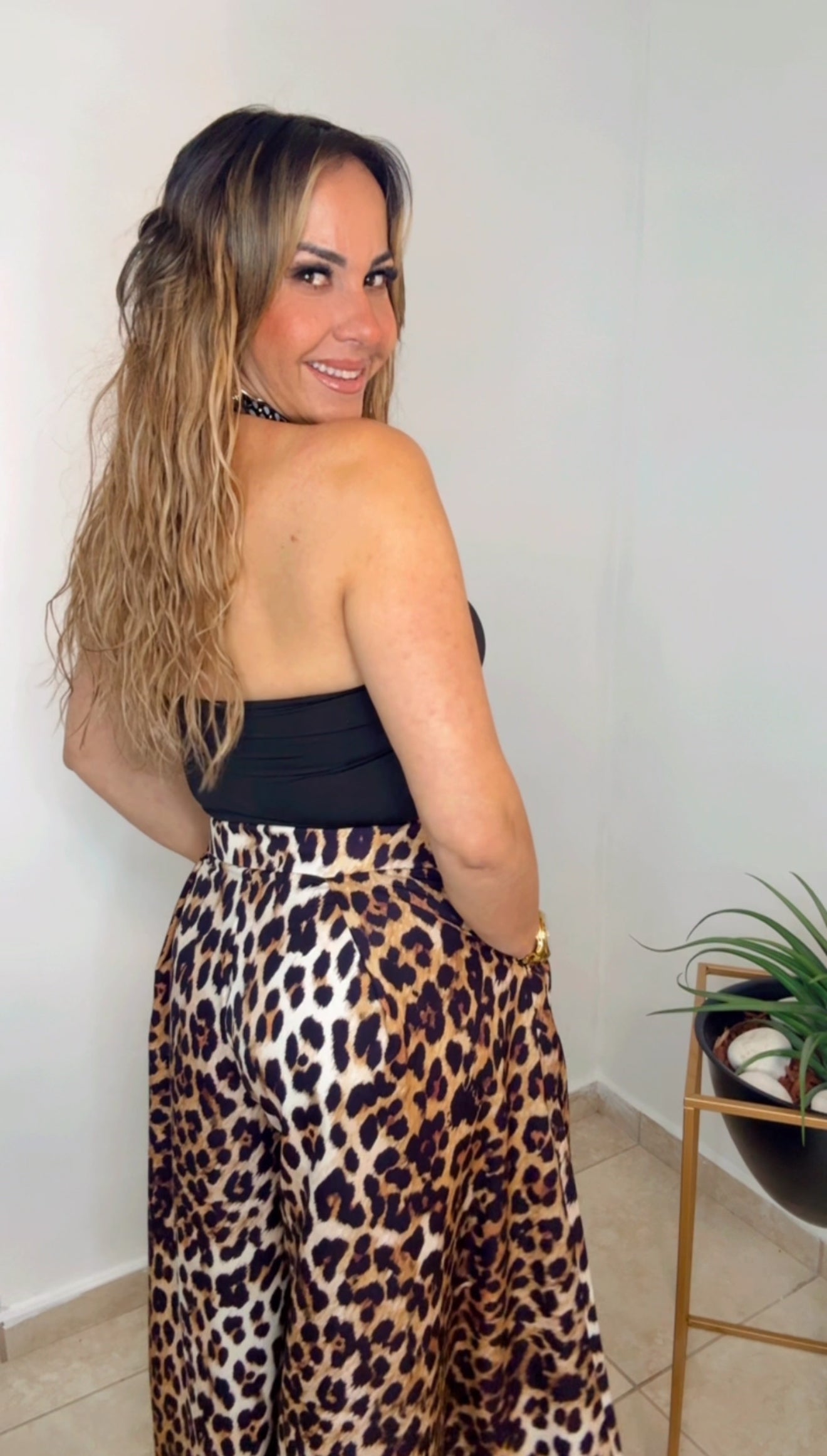 Animal Print Palazzo