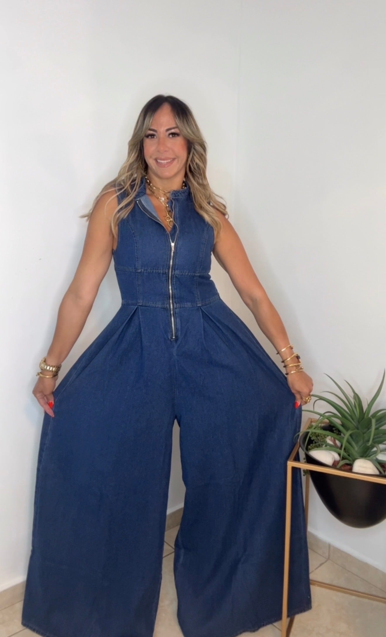 Denim Icon Jumpsuit